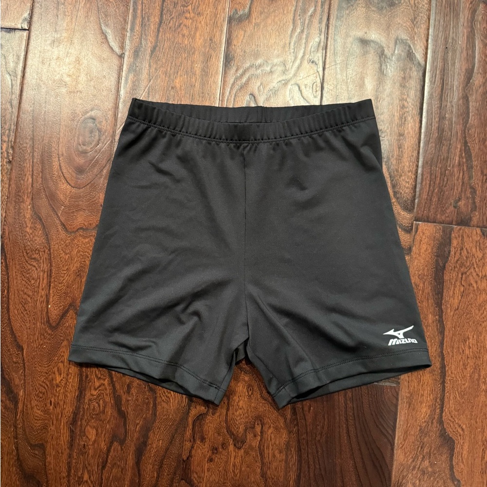 * Woman’s Black Muzuno Volleyball Shorts